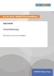 Cover von Instandhaltung