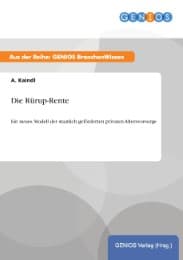 Cover von Die Rürup-Rente