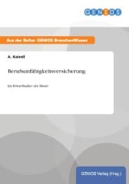 Cover von Berufsunfähigkeitsversicherung