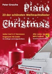Cover von Piano-Christmas - Weihnachtslieder für das Klavierspielen