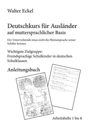 Cover von Deutschkurs für Ausländer auf muttersprachlicher Basis - Anleitungsbuch