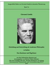 Cover von Gentile-Edition Bd. 7,4: Entstehung und Entwicklung der modernen Philosophie in Italien (II)