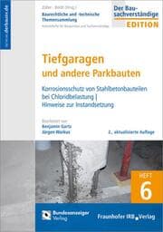 Cover von Tiefgaragen und andere Parkbauten