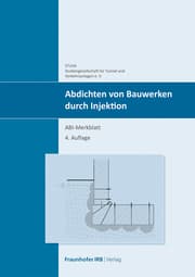 Cover von Abdichten von Bauwerken durch Injektion.