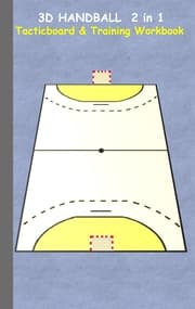 Cover von 3D Handball 2 in 1 Tacticboard and Training Book