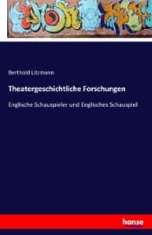 Cover von Theatergeschichtliche Forschungen