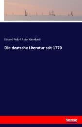 Cover von Die deutsche Literatur seit 1770