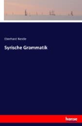 Cover von Syrische Grammatik