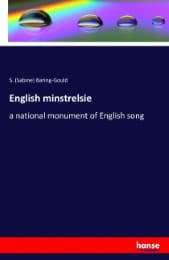 Cover von English minstrelsie