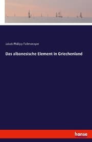 Cover von Das albanesische Element in Griechenland