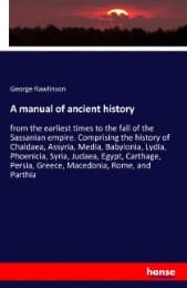 Cover von A manual of ancient history