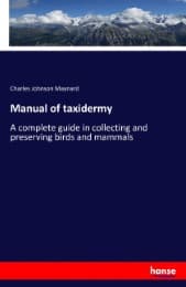 Cover von Manual of taxidermy