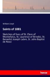 Cover von Saints of 1881