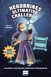 Cover von Herobrines ultimative Challenge, 228 Minecraft-Rätsel