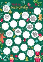 Cover von Weil du einzigartig bist - Der Rubbel-Adventskalender für Mädchen