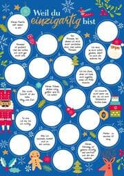 Cover von Weil du einzigartig bist - Der Rubbel-Adventskalender für Jungs