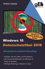 Cover von Windows 10 Datenschutzfibel 2018
