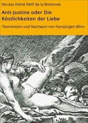 Cover von Anti-Justine oder Die Köstlichkeiten der Liebe