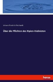 Cover von Über die Pflichten des Ripien-Violinisten