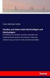 Cover von Claudius und Hebel nebst Gleichzeitigem und Gleichartigem