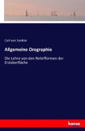 Cover von Allgemeine Orographie