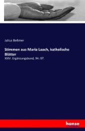 Cover von Stimmen aus Maria Laach, katholische Blätter