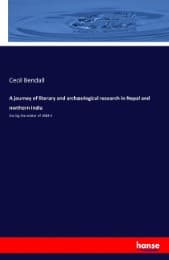 Cover von A journey of literary and archæological research in Nepal and northern India