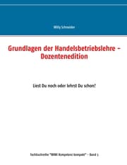 Cover von Grundlagen der Handelsbetriebslehre - Dozentenedition