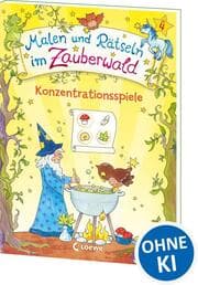 Cover von Malen und Rätseln im Zauberwald - Konzentrationsspiele