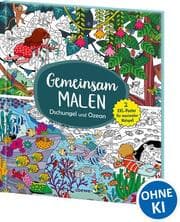 Cover von Gemeinsam malen - Dschungel und Ozean