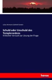 Cover von Schuld oder Unschuld des Templerordens