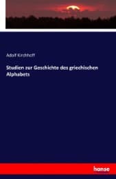 Cover von Studien zur Geschichte des griechischen Alphabets