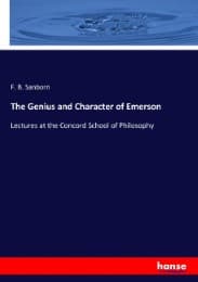 Cover von The Genius and Character of Emerson