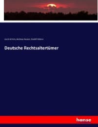 Cover von Deutsche Rechtsaltertümer