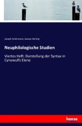 Cover von Neuphilologische Studien
