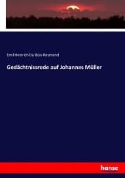 Cover von Gedächtnissrede auf Johannes Müller