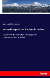 Cover von Verbreitungsart der Cholera in Indien