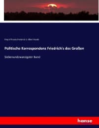 Cover von Politische Korrespondenz Friedrich's des Großen
