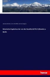 Cover von Botanische Ergebnisse der von der Gesellschaft für Erdkunde zu Berlin