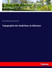 Cover von Topographie der Stadt Rom im Altertum