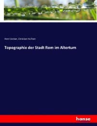 Cover von Topographie der Stadt Rom im Altertum