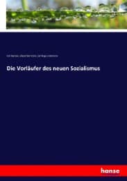 Cover von Die Vorläufer des neuen Sozialismus