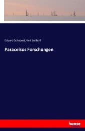 Cover von Paracelsus Forschungen