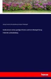 Cover von Konklusionem meines gnedigen Fürsten und Herrn Markgraf Georg Friderichs zu Brandenburg