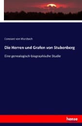 Cover von Die Herren und Grafen von Stubenberg