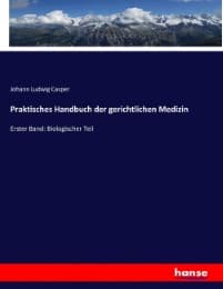 Cover von Praktisches Handbuch der gerichtlichen Medizin