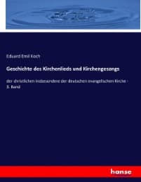 Cover von Geschichte des Kirchenlieds und Kirchengesangs