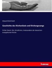 Cover von Geschichte des Kirchenlieds und Kirchengesangs