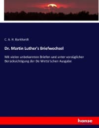 Cover von Dr. Martin Luther's Briefwechsel
