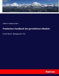 Cover von Praktisches Handbuch der gerichtlichen Medizin